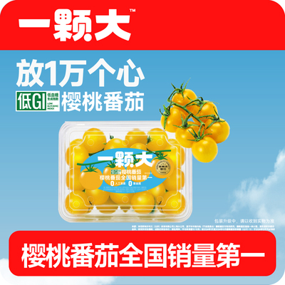 一颗大小串番黄樱桃番茄