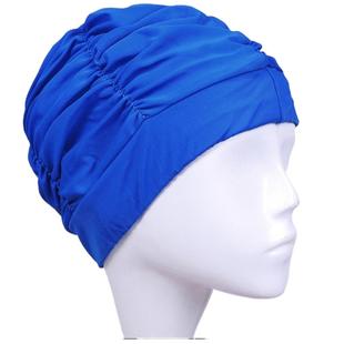 color solid swimming protection ear cloth cap