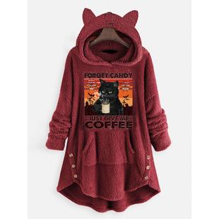 sleeved long fleece size faced sweatshirt double hooded