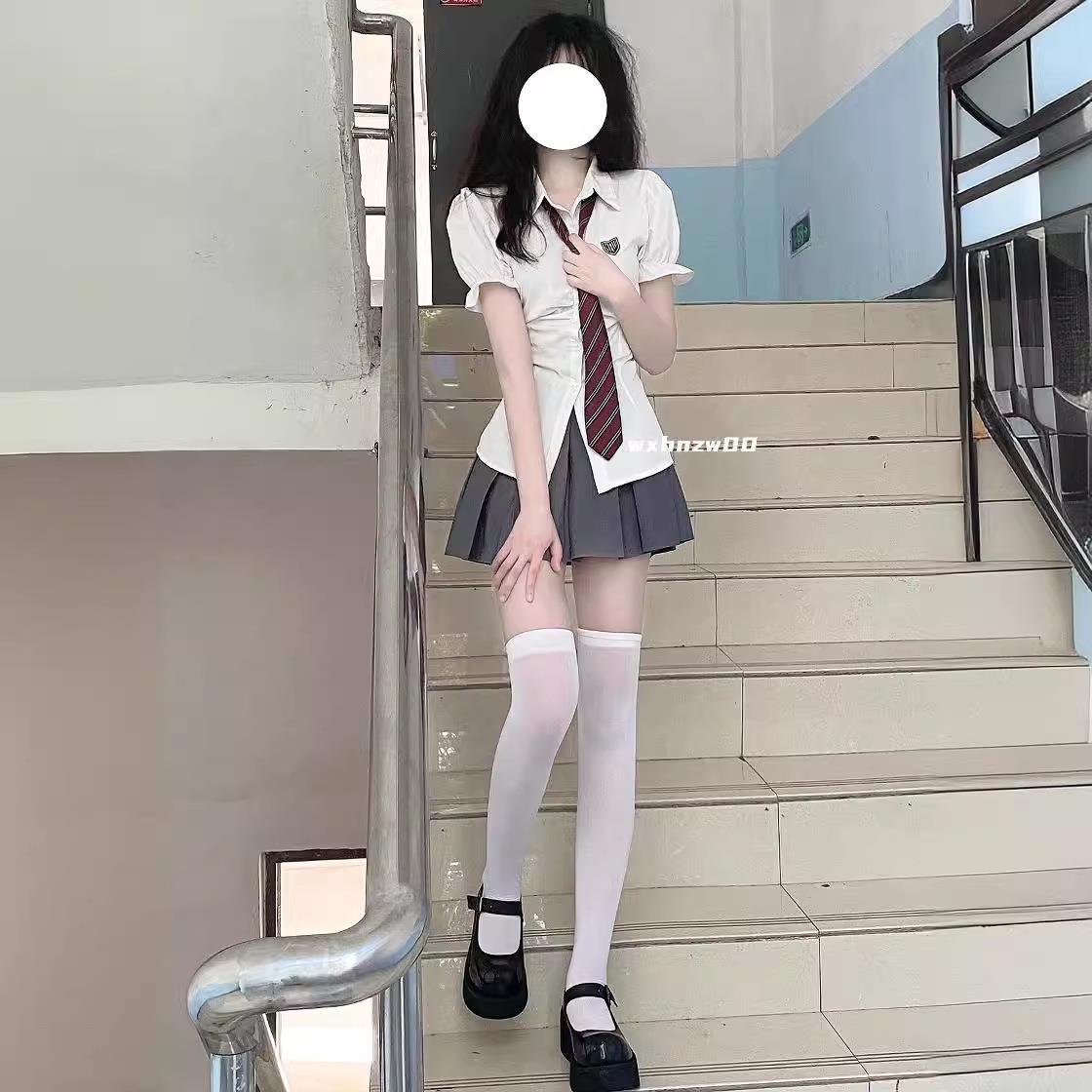suit style preppy top girl hot sleeves short sleeves shirt