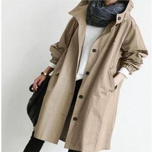 long small medium style waist-length windbreaker women coat