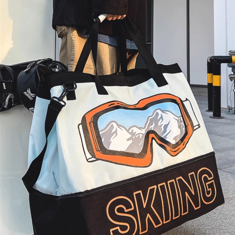 滑雪背包单肩干湿分离户外雪场装备雪具收纳包用品装备手提运动包