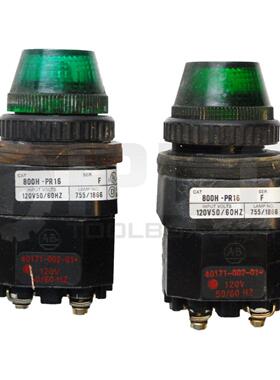 原装供应两件装 ALLEN BRADLEY 800H-PR16 /F 绿色指示灯，带 401