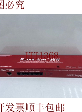 原装供应AVTECH 房间诊断 26W 电脑室环境监测