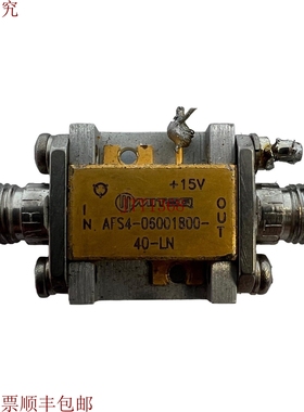 原装供应AFSA4-06001800-40-LN RF Miteq 6.6-18GHz SMA 15VDC