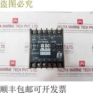 原装供应LECTROTEK Eltran-Cti 电压传感器 240VAC 50Hz