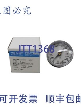 原装供应ASHCROFT 20W1005H01B600 600PSI 2