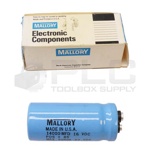 原装供应Mallory CGR143U016R3C 电容器 20VDC 14000MFD 16WVDC