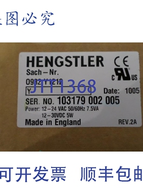 原装供应HENGSTLER 0932 Y1212 NSMP