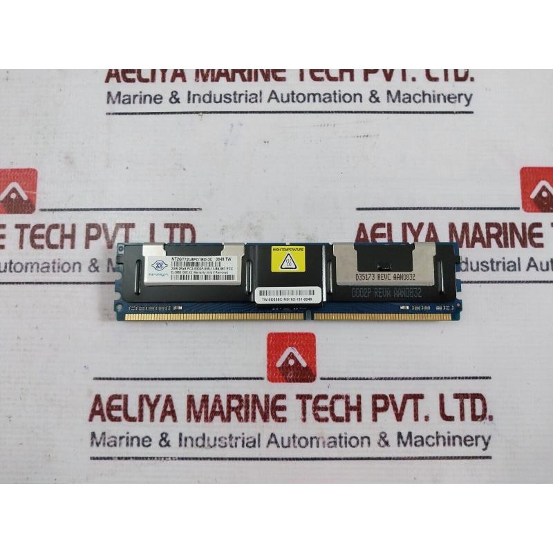 原装供应南亚 NT2GT72U8PD1BD-3C 2GB 2RX8 PC2-5300F-555-11-B4
