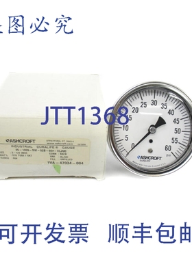 原装供应ASHCROFT 35-1009-SW-02B-60-XLJUC 0-60PSI 3-1/2