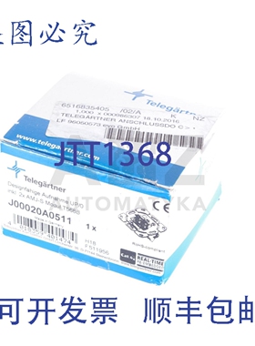 原装供应TELEGARTNER J00020A0511 网络插座 安装 CAT 6A 双端口