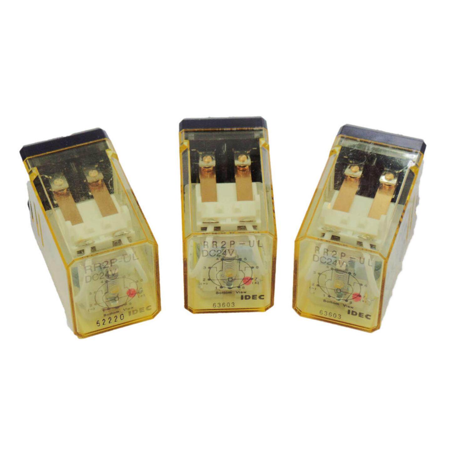 原装供应3个IDEC RR2P-ULDC24V功率继电器，24VDC，10A，双刀双掷