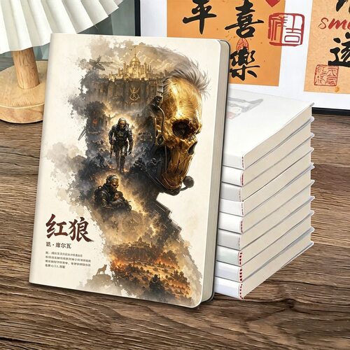 新款三角洲行动周边笔记本学生日记本高颜值创意整活胶套本A5B5本