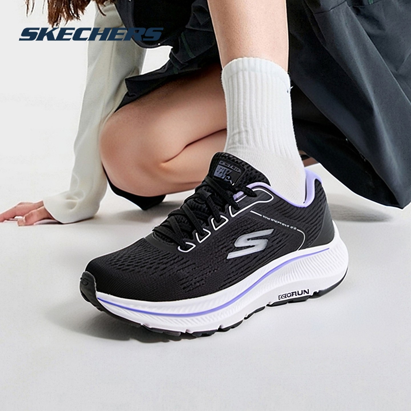 斯凯奇GO RUN CONSISTENT 2.0女士轻质缓震跑步鞋透气舒适运动鞋