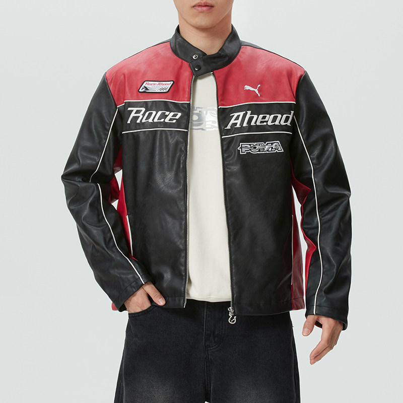 Puma彪马官方旗舰男装时尚赛车服夹克运动休闲跑步训练外套正品
