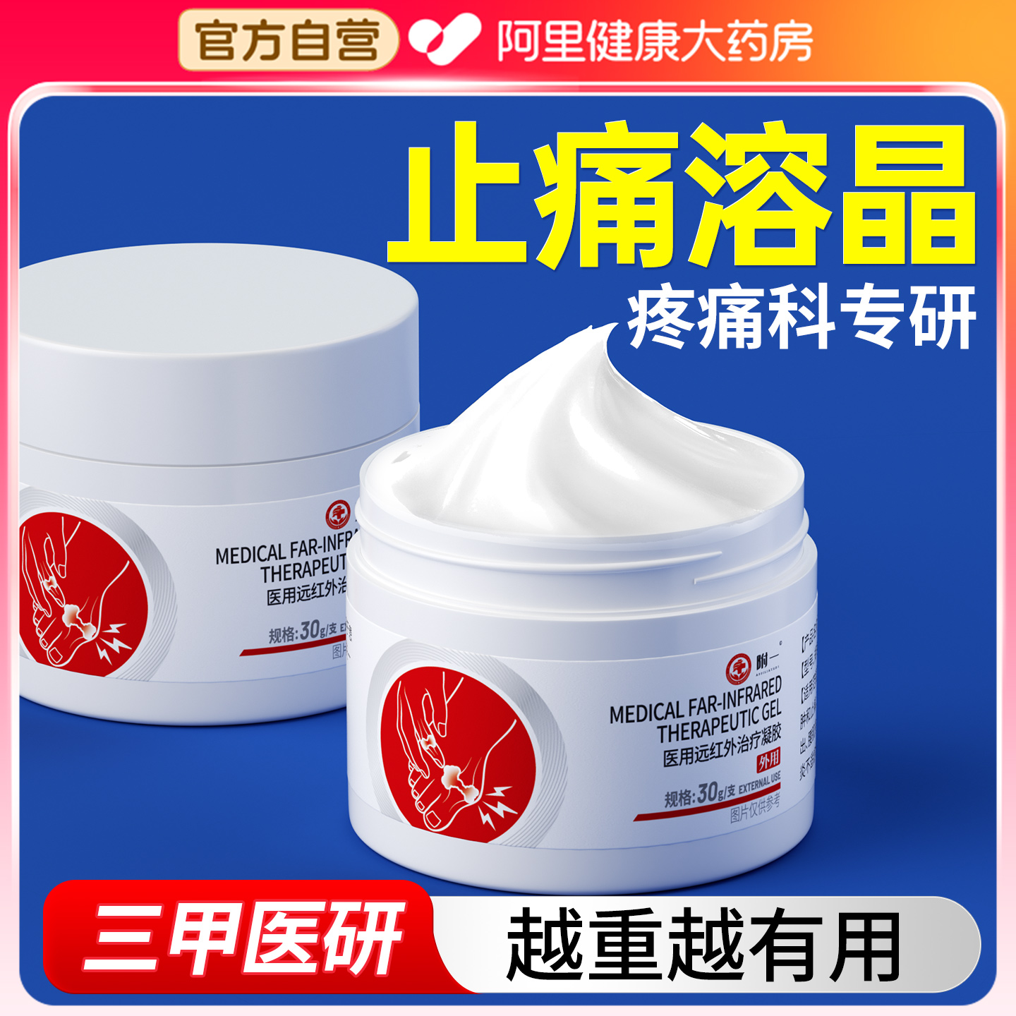 治痛风止痛溶石贴膏降尿酸溶石去结晶专用冷敷凝胶消肿止痛特效贴