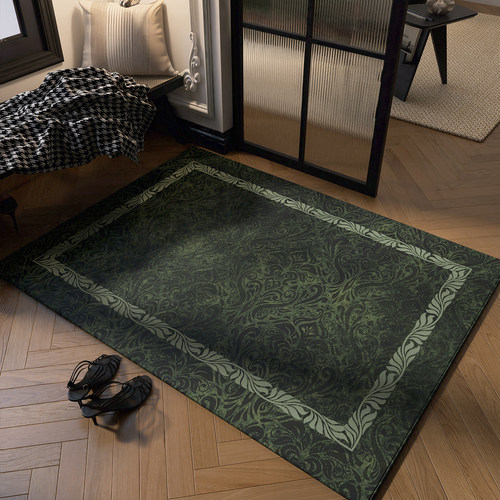 入户门地垫美式复古玄关进门地毯