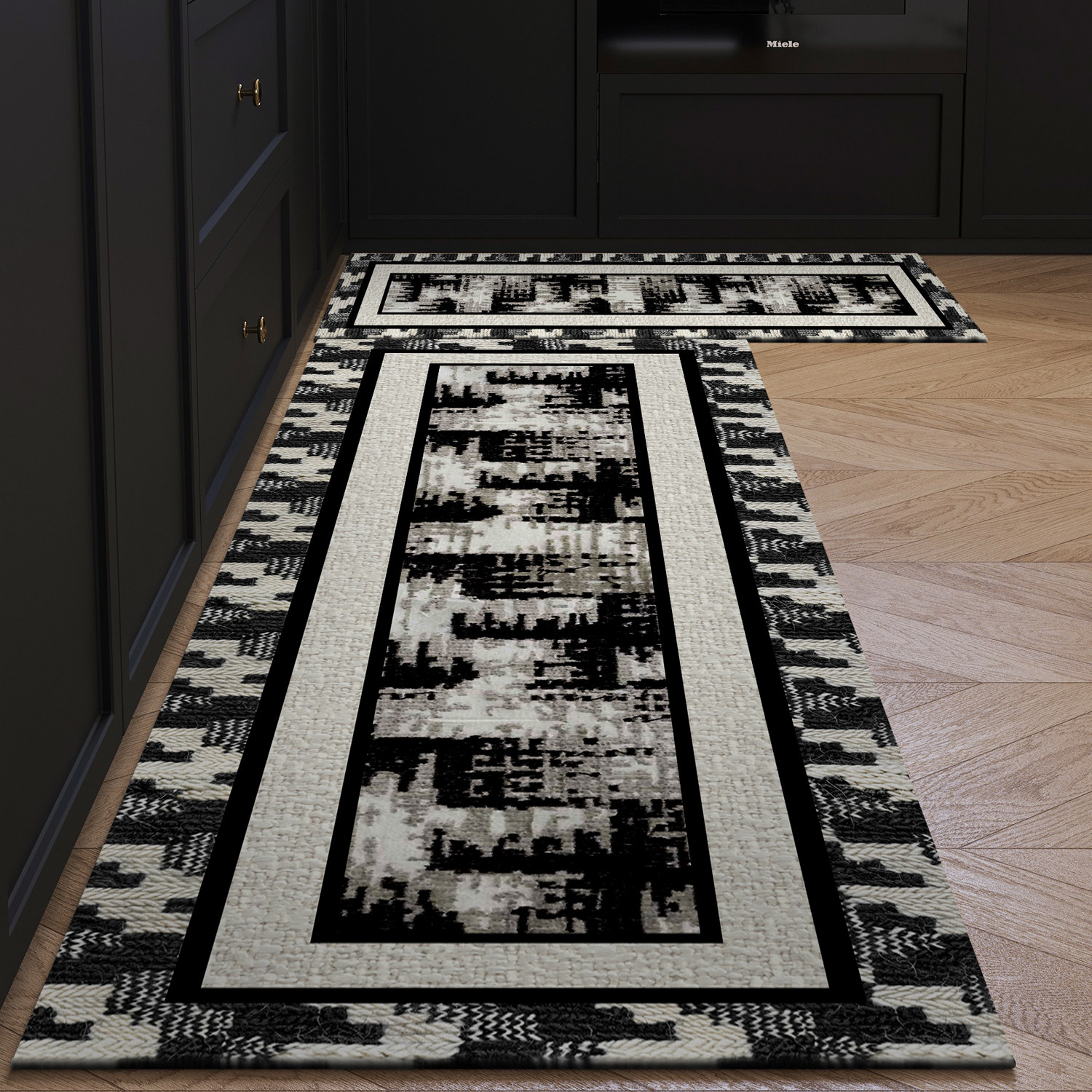 2025新款厨房专用地垫防滑耐脏地毯可擦免洗吸水吸油脚垫条形垫子,居家布艺,厨房地垫,淘宝优惠券,粉丝福利购,淘宝优惠卷