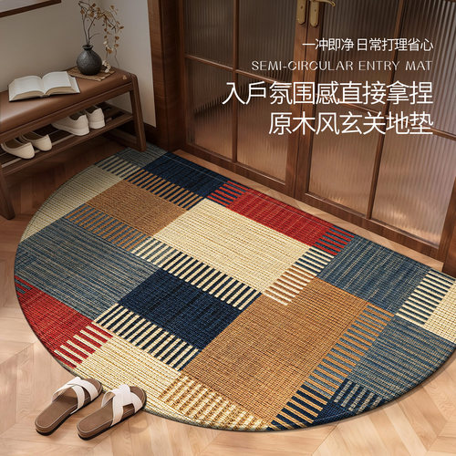 入户门地垫玄关复古防滑耐脏地毯