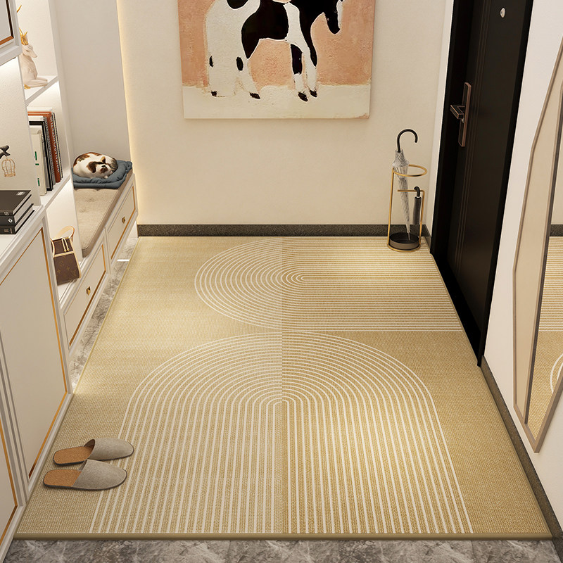 奶油风防滑地垫入户门垫高级感法式客厅地毯玄关进门口家用脚垫厚,居家布艺,入户地垫,淘宝优惠券,粉丝福利购,淘宝优惠卷