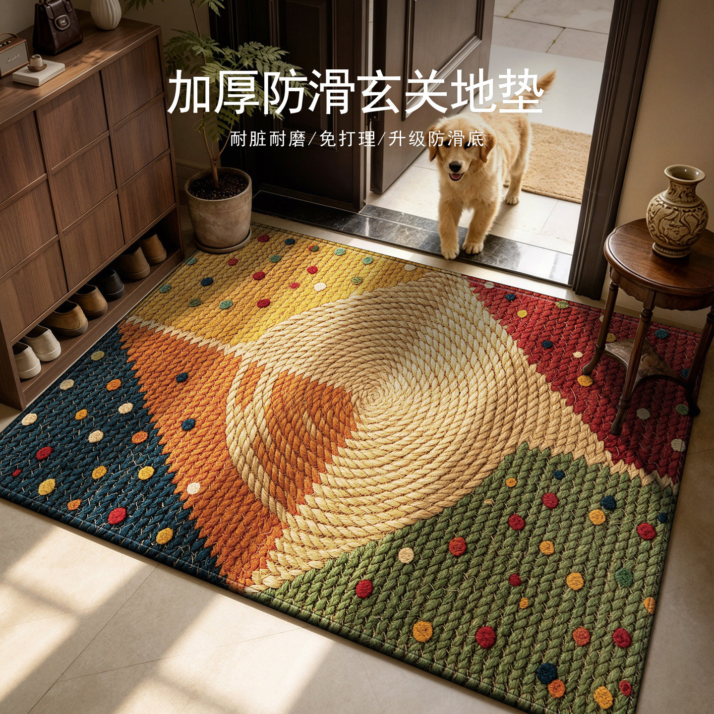 入户门地垫玄关进门耐脏免洗脚垫图片