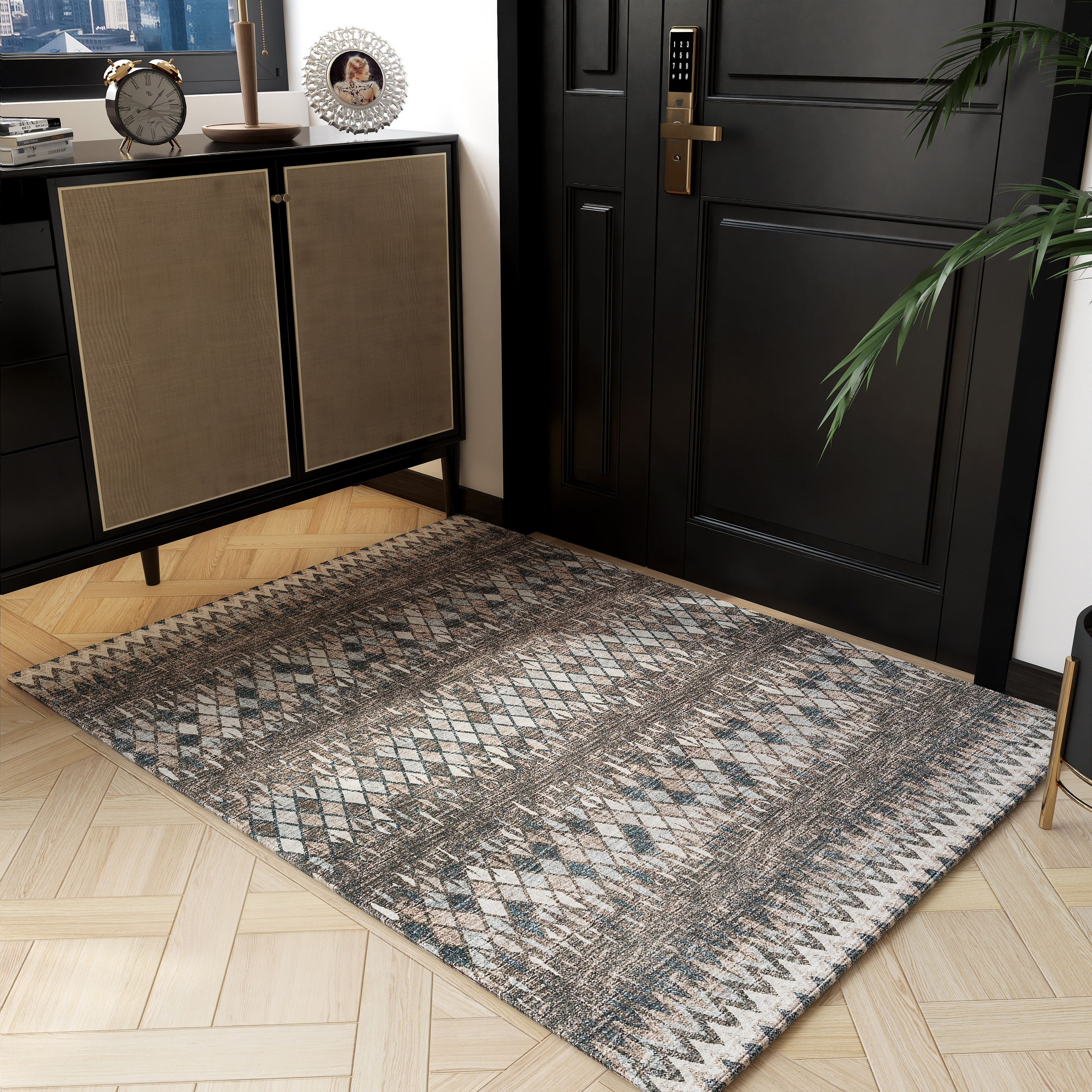 高级感大门口地垫入户门垫定制可裁剪进门脚垫防滑地毯除尘蹭脚垫,居家布艺,入户地垫,淘宝优惠券,粉丝福利购,淘宝优惠卷