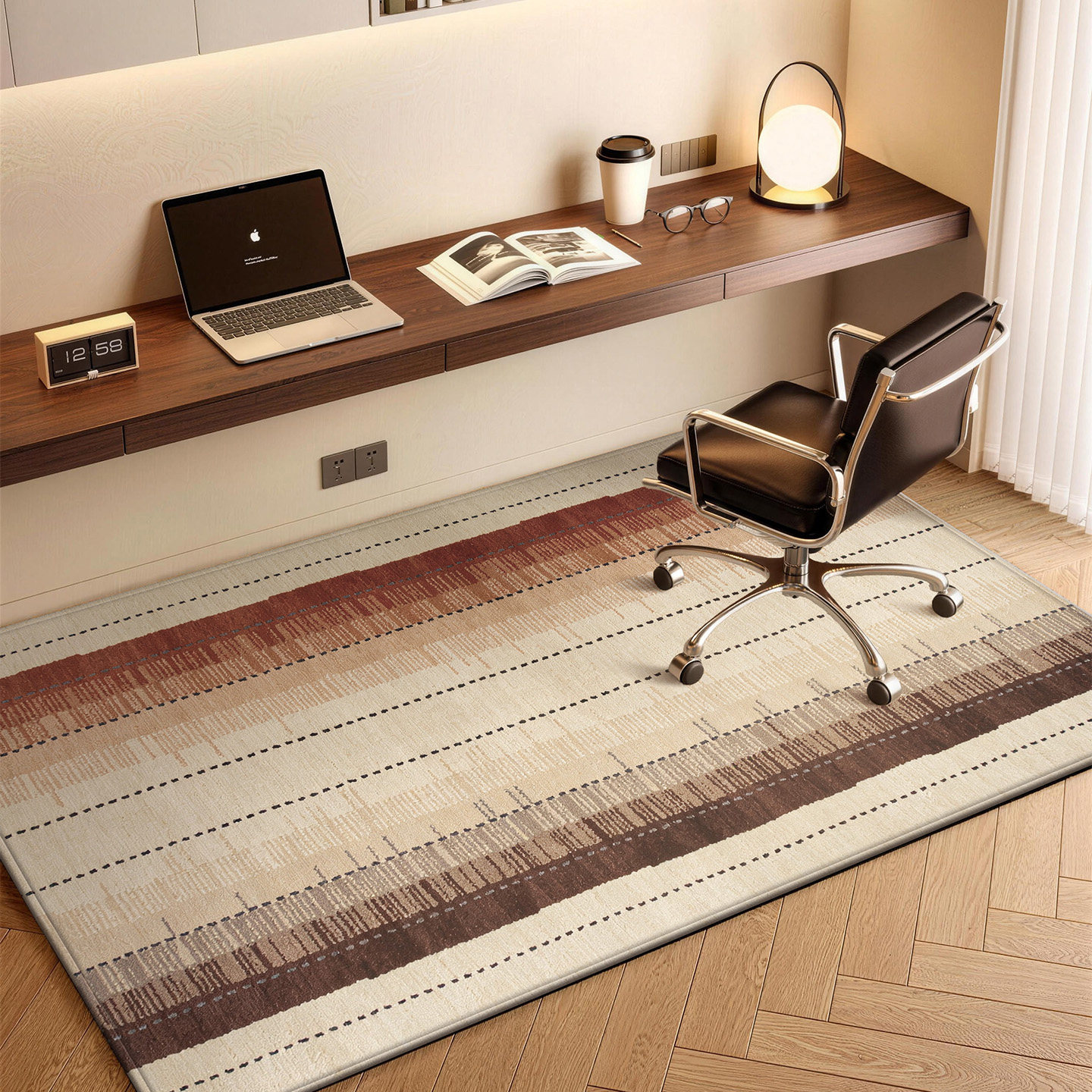 书房隔音转椅地垫卧室房间梳妆台防滑地毯办公书桌学习电脑椅脚垫