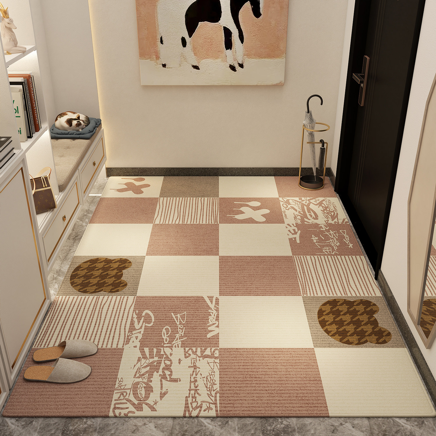 入户门地垫2025新款用防滑进门脚垫耐脏加厚门垫可裁剪玄关地毯,居家布艺,入户地垫,淘宝优惠券,粉丝福利购,淘宝优惠卷