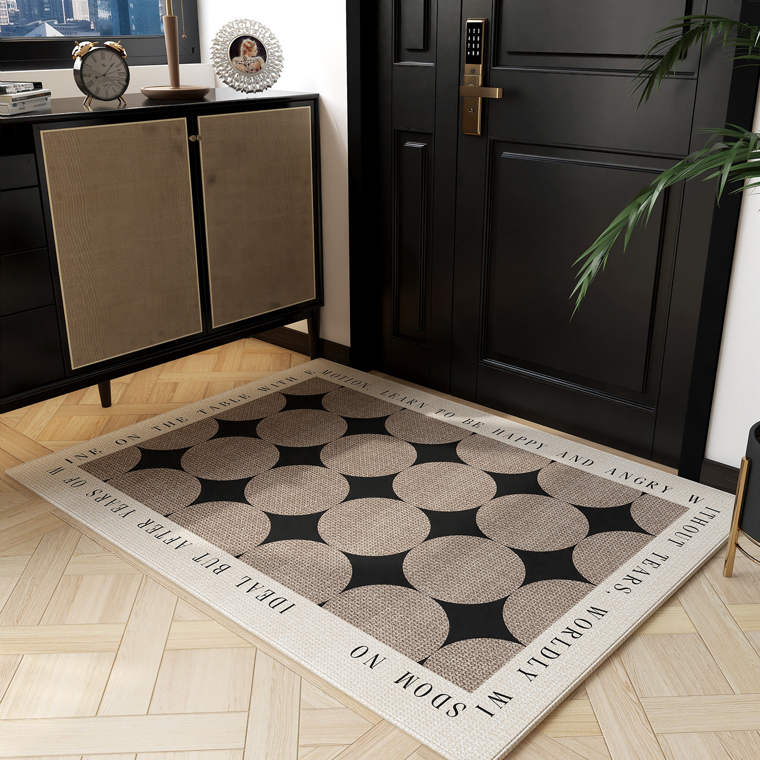 地垫入户门垫进门门口防滑脚垫高级感奶油风入户垫玄关耐脏地毯,居家布艺,入户地垫,淘宝优惠券,粉丝福利购,淘宝优惠卷