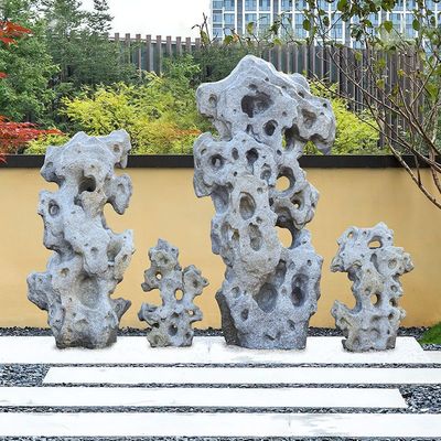 双面仿真太湖石假山造景