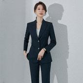 套装 简约行政经理西装 新款 修身 秋冬干练气质商务女装 诗璐雅职业装