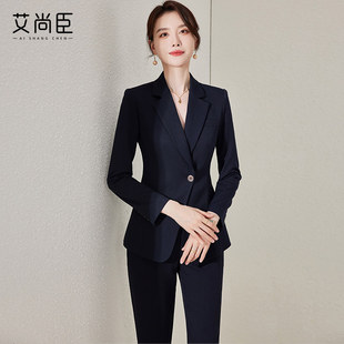 套装 工作服经理秋冬工装 女职业装 西服外套正装 高级感休闲韩版 西装