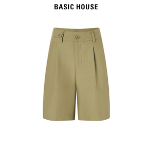 顯瘦寬松西裝 百家好短褲 Basic 2025新款 女款 夏裝 短褲 House 五分褲