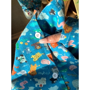 韩版卡通动物乐园磨毛德绒睡衣女秋冬款2025新款可外穿家居服套装