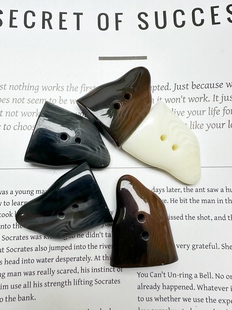 牛角扣子羊绒大衣高档纽扣衣服装饰配件高端女扣大号米色装饰扣