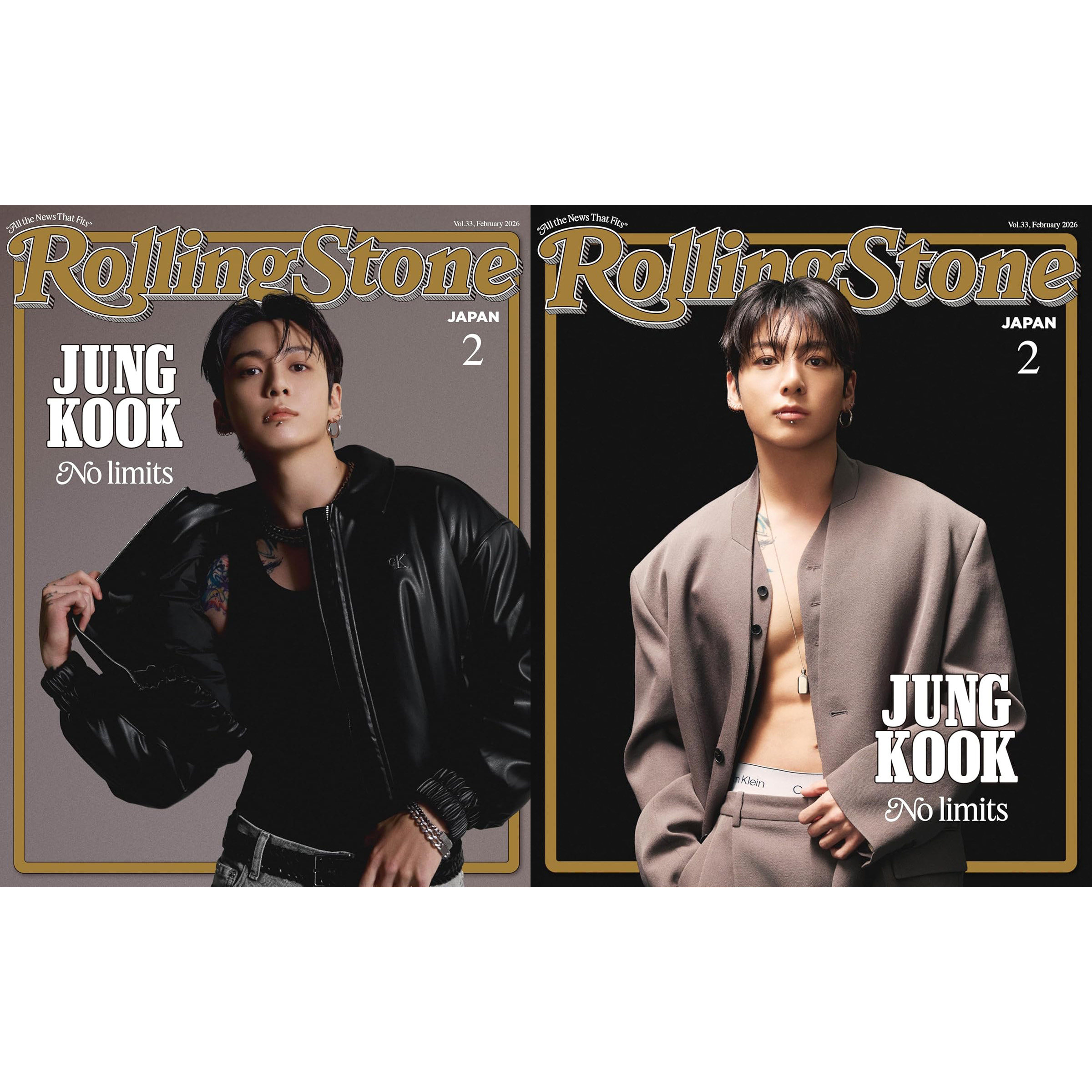 thumbnail for 12.25 BTS JUNG KOOK Rolling Stone Japan vol.33 Rolling Stone Japan February 2026 issue Japanese music information