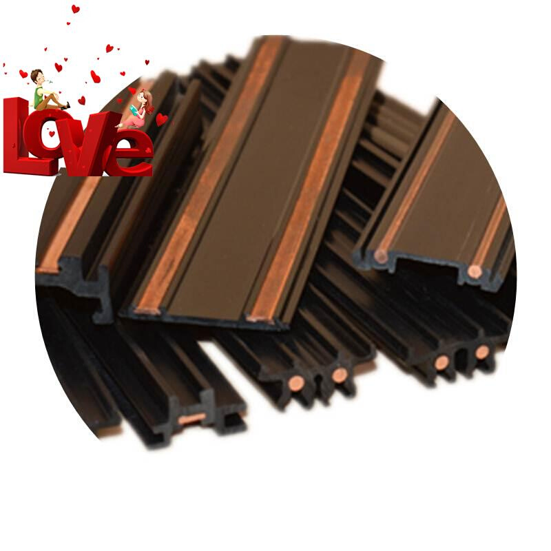 极速2023e导轨条 磁碰导电轨磁吸塑t胶y轨道条 铜装射 明塑道灯聚