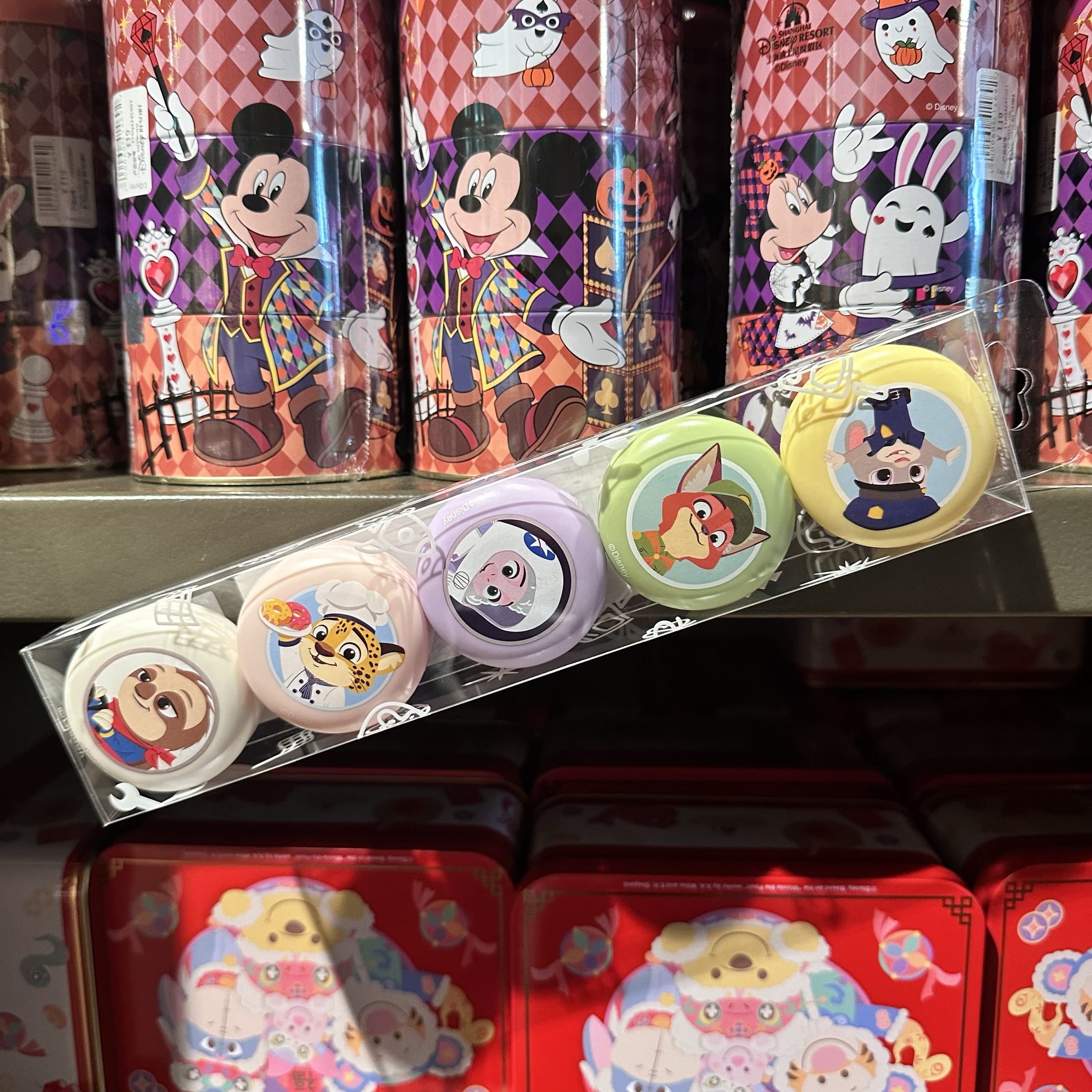 上海迪士尼国内代疯狂动物城朱迪尼克菠萝味糖果套装零食伴手礼物