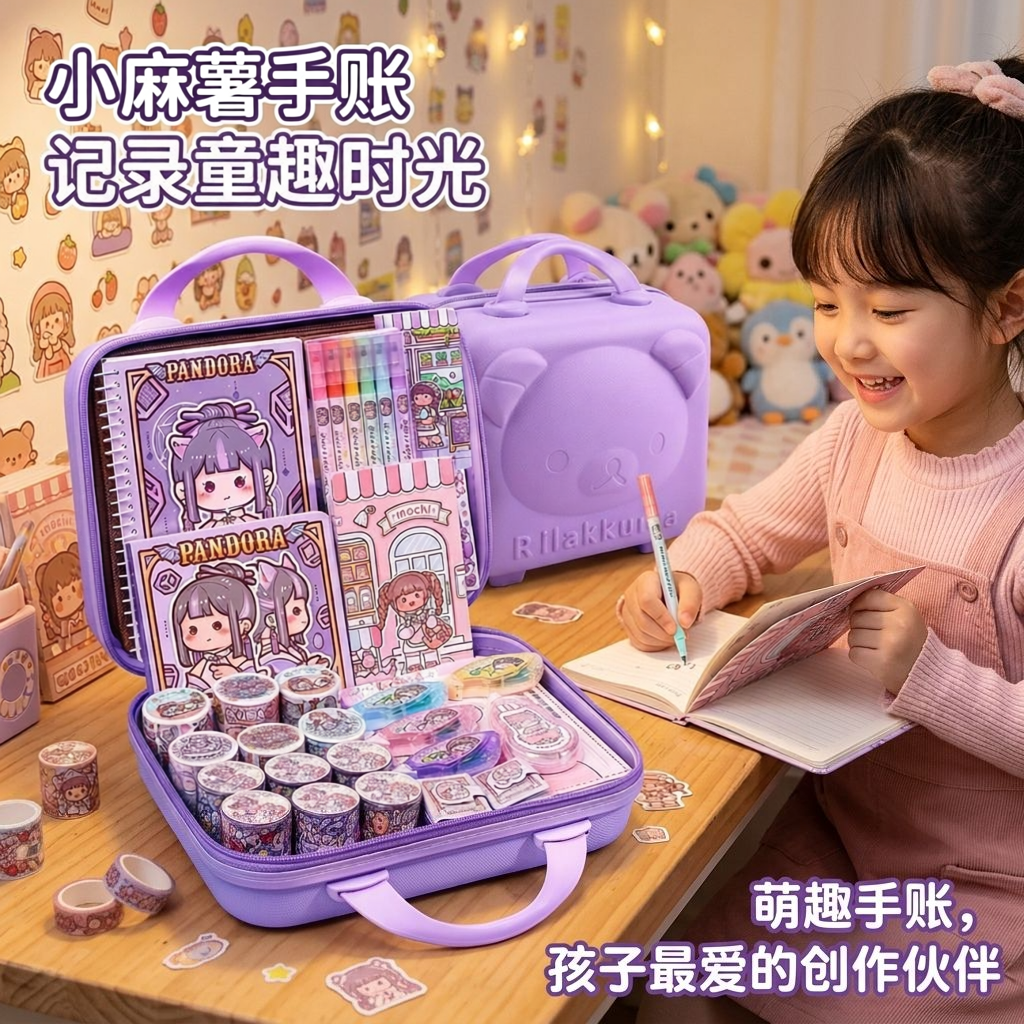 小麻薯奶油胶咕卡贴纸豪华礼盒