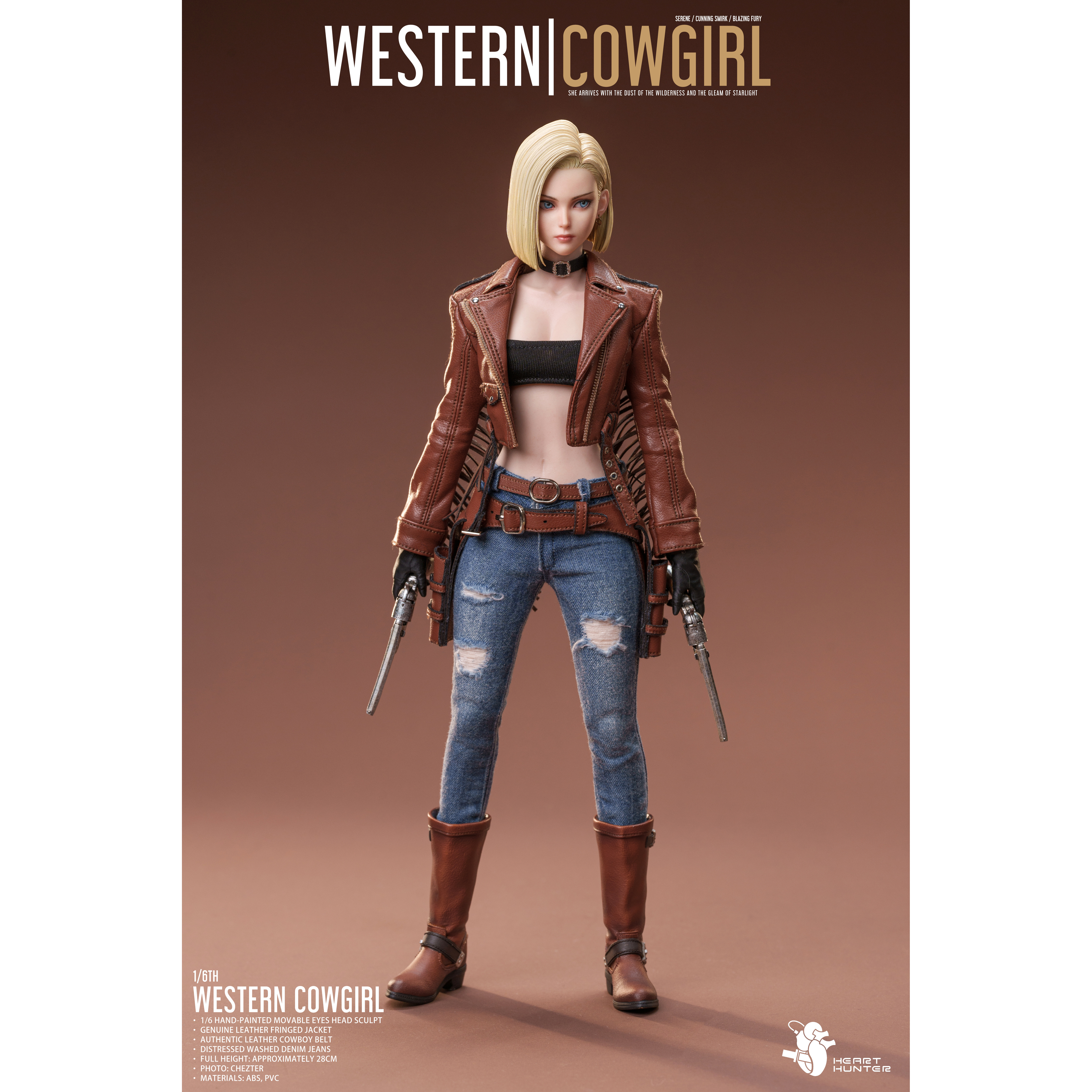 HEARTHUNTER1/6牛仔少女手办