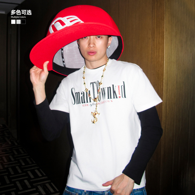 ASEN同款 STK SmallTownKid LAST巡演短袖T恤美式潮流字体排版TEE