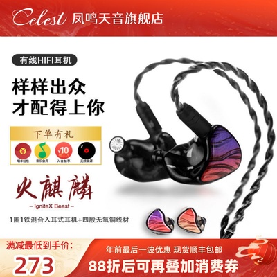 凤鸣天音火麒麟圈铁TYPE-C插头