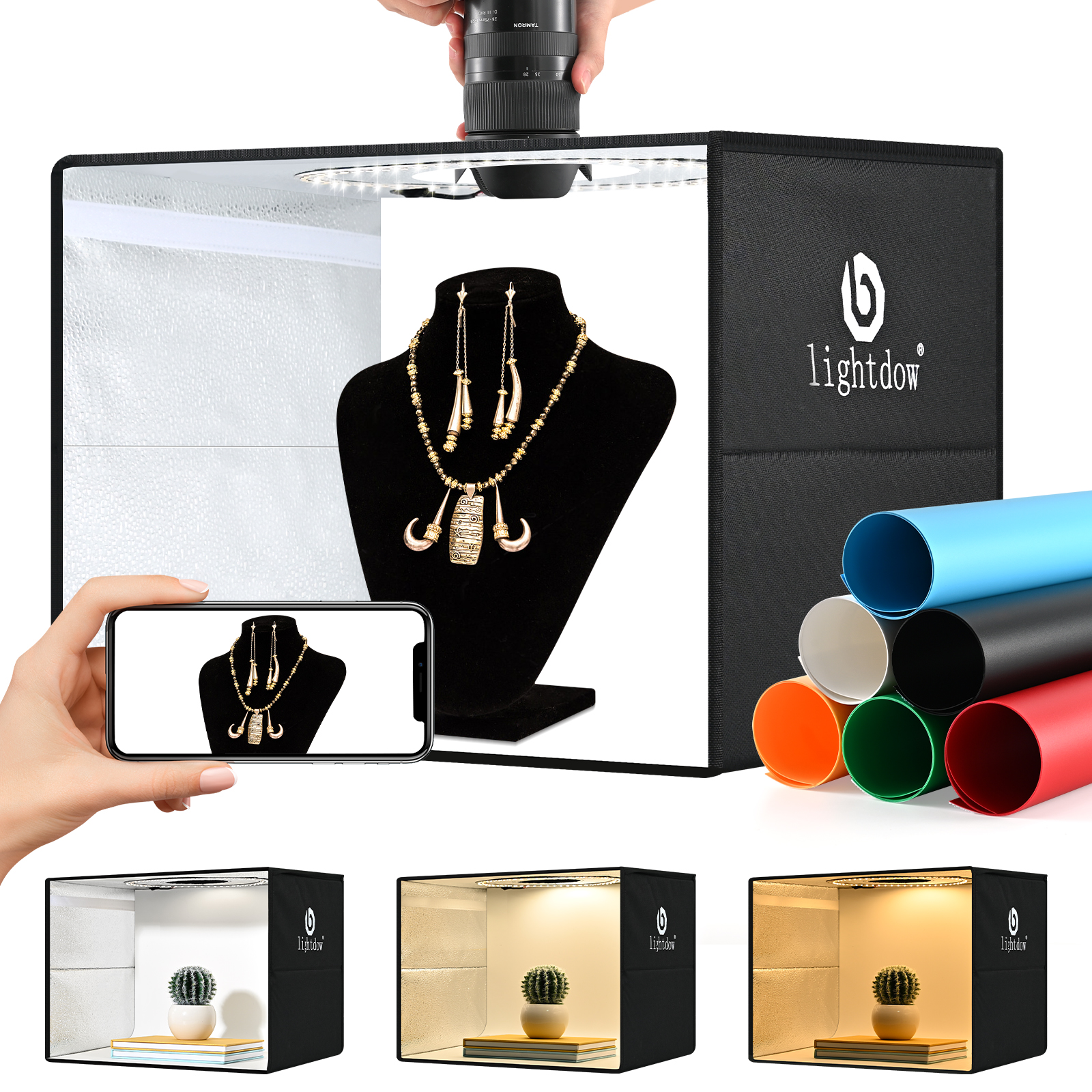 小型摄影棚拍摄灯箱Lightdow