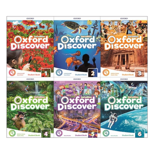 新款牛津少儿英语探索发现系列第二版 Oxford Discover 123456级含APP原版少儿英语教材外国语中小学生英语科普系列批判思维