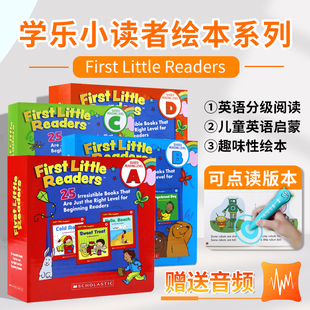 学乐小读者英语分级阅读盒装 Scholastic First Little Readers Guided Reading Level ABCDEFGHIJ 我的阅读小套装 赠家长阅读指导