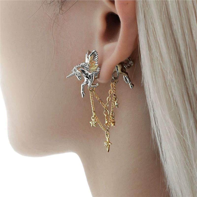 圣诞梦马流苏耳钉原创小众设计高级冷淡中古复古耳环耳饰,模玩/动漫/周边/娃圈三坑/桌游,动漫手表/项链/饰品,淘宝优惠券,粉丝福利购,淘宝优惠卷