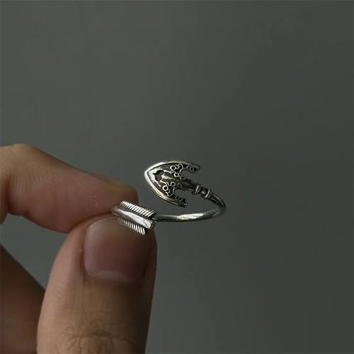 jojo奇妙冒险虫箭戒指简约小众独特独特个性百搭气质jojo周边戒指