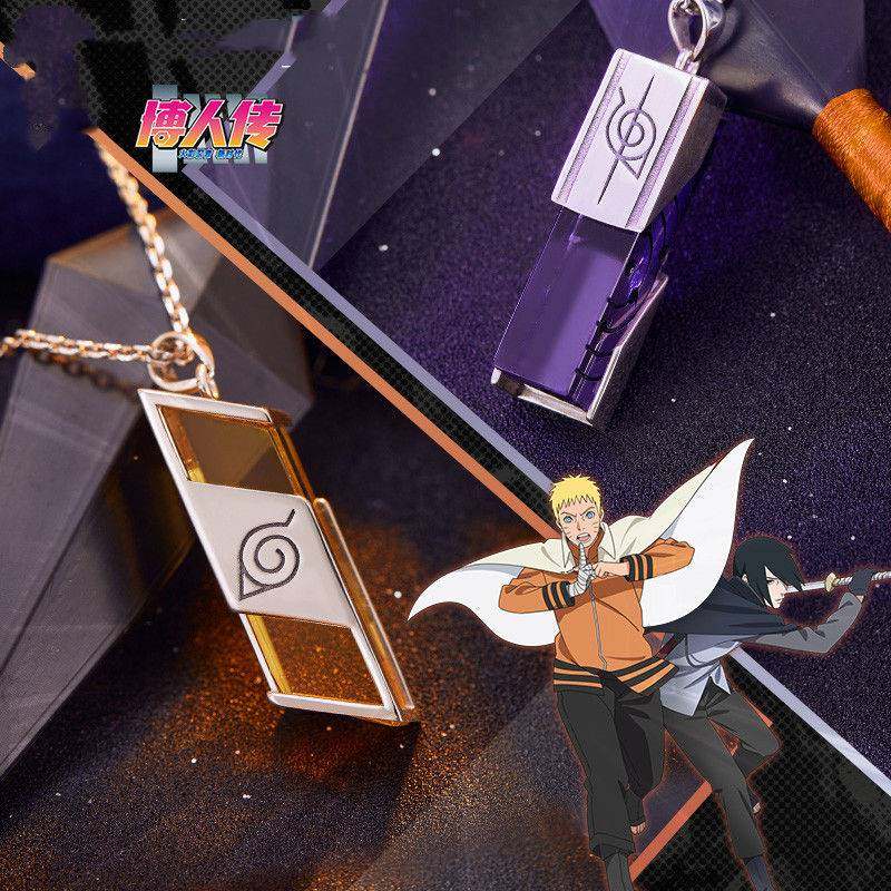 2022火影忍者博人传正版动漫周边项链鸣人佐助吊坠饰品