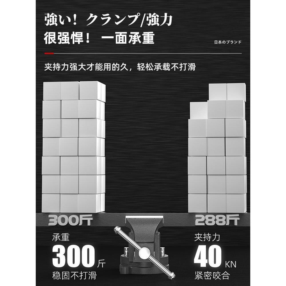 日本质造重型台虎钳工业级多功能虎夹钳精密平口钳小型台钳工作台